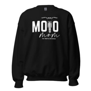 Moto Mom bike Crewneck
