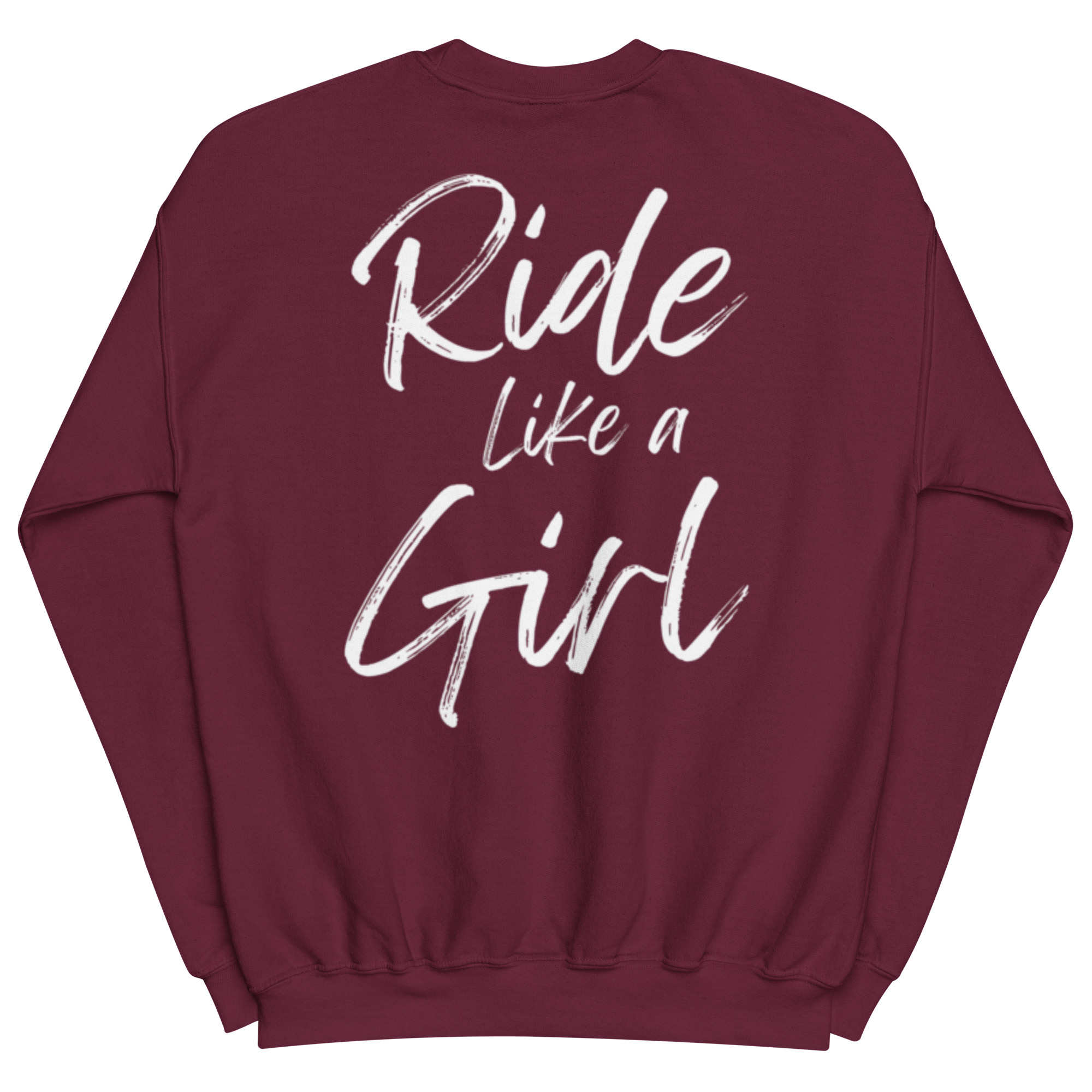 Ride like a Girl Crewneck - Image 6