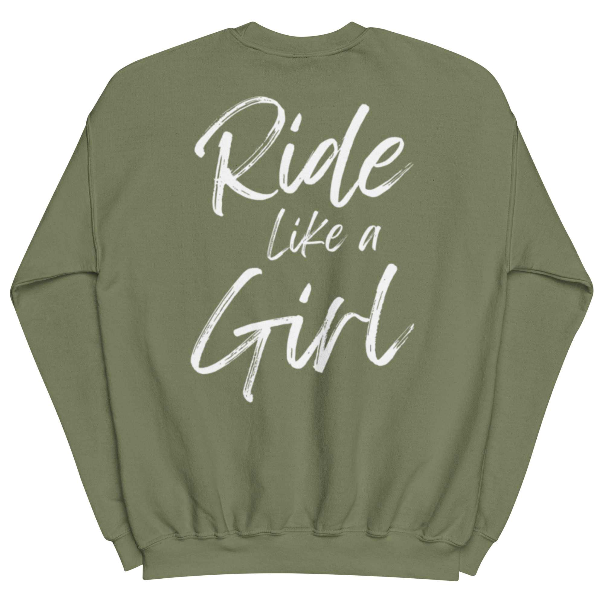 Ride like a Girl Crewneck - Image 10