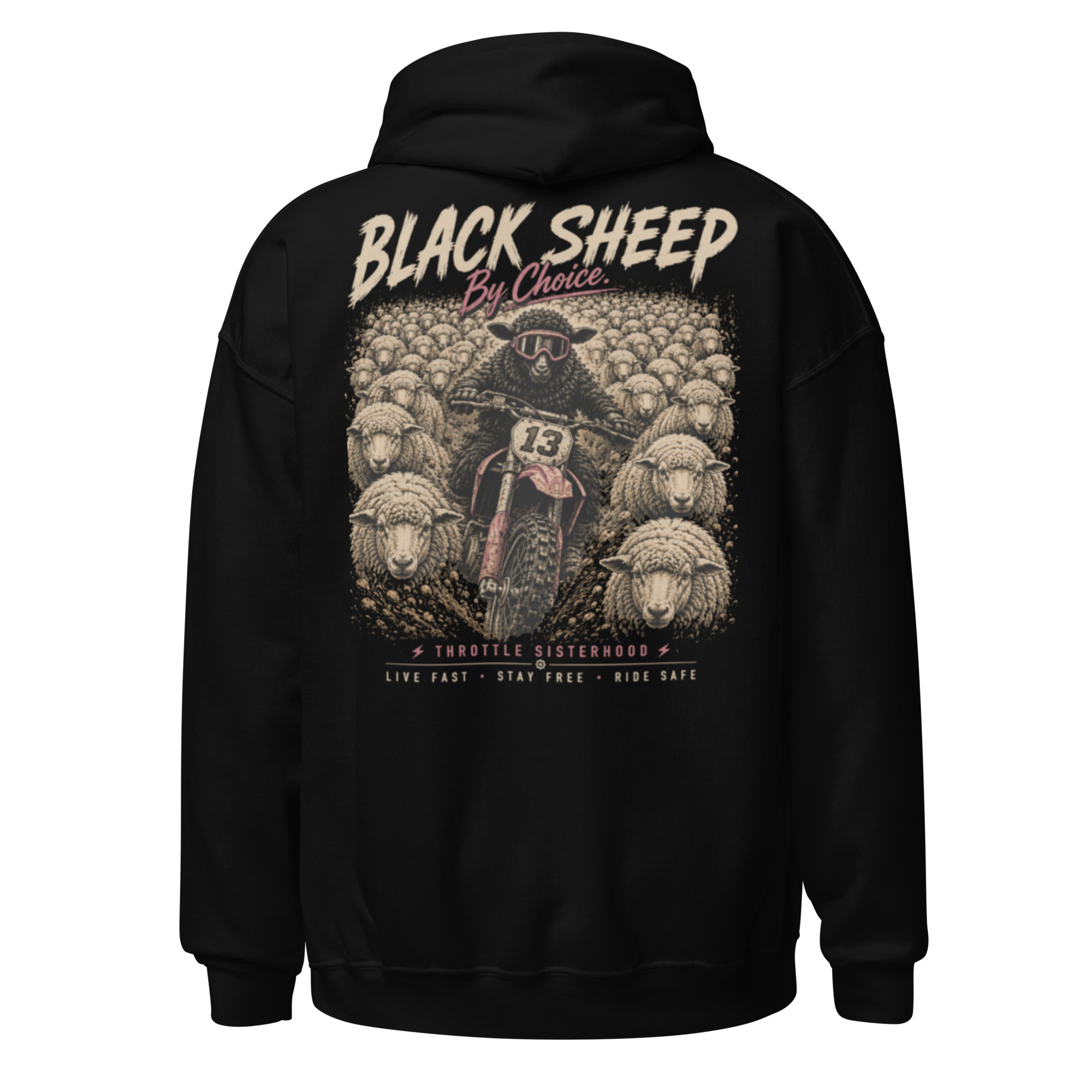 BLACK SHEEP by choice Hoodie - Image 2